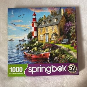 Springbok 1000 Piece Lighthouse scene Puzzle